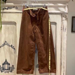 Free People wide brown jeans